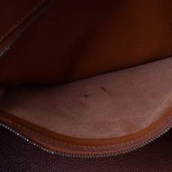 Hermes Orange Togo Leather Gold Plated Birkin 35 Bag