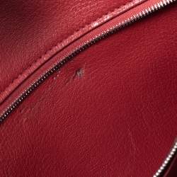 Hermes Brique Togo Leather Palladium Plated Birkin 35 Bag