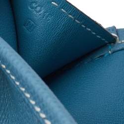 مملوكة مسبقًا Hermés Bleu Jean Epsom Leather Elan Jige 29 Clutch