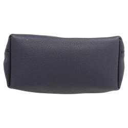 Pre Owned Hermes Bleu Nuit/Black Swift Togo Leather Palladium Plated 24/24 29 Bag