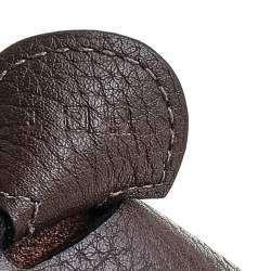 Pre Owned Hermes Brown Togo Leather Evelyne III GM Bag