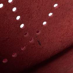 Pre Owned Hermes Rose Jaipur Clemence Leather Evelyne III PM Bag