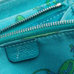 Pre Owned Hermes Menthe Epsom Leather Azap Compact Wallet