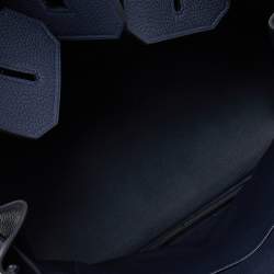 Pre Owned Hermes Blue Nuit Togo Leather Gold Hardware Birkin 35 Bag