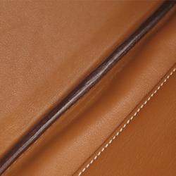 Hermes Brown Swift Leather Palladium Hardware Birkin 30 Bag 