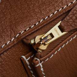 Hermes Gold Togo Leather Gold Finished Birkin 35 Bag