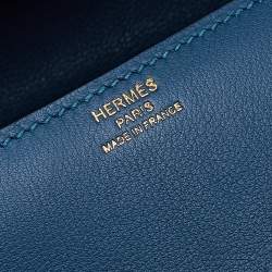 Pre Owned Hermes Thalassa Evercolor Leather Constance Elan Bag
