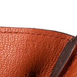Hermes Terre Battue Togo Leather Palladium Plated Birkin 35 Bag