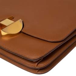 Pre Owned Hermes Gold Evercolor Leather Gold Plated 2002 - 20 Bag