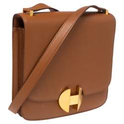 Pre Owned Hermes Gold Evercolor Leather Gold Plated 2002 - 20 Bag