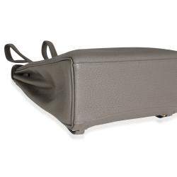 Hermes Etain Clemence Leather Kelly Ado II Backpack