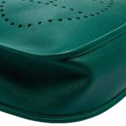 Pre Owned Hermes Vert Bengale Epsom Leather Evelyne III GM Bag