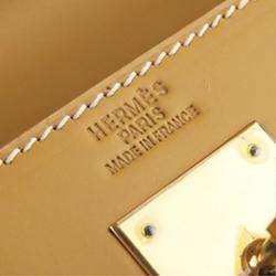 Hermes Brown Leather Chamonix Gold Hardware Kelly 32 Bag 