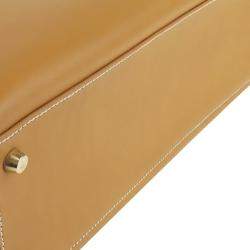 Hermes Brown Leather Chamonix Gold Hardware Kelly 32 Bag 