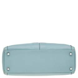 Hermes Ciel Swift Leather Palladium Plated Kelly Lakis 32 Bag