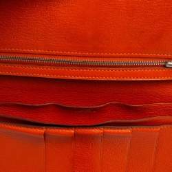 Hermés Feu Mysore Leather Bearn Gusset Wallet