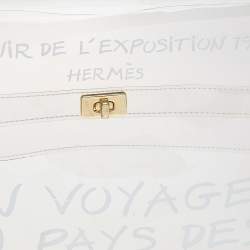 Hermes Clear Vinyl Vintage Souvenir Kelly Bag