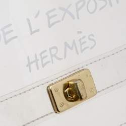 Hermes Clear Vinyl Vintage Souvenir Kelly Bag