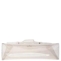 Hermes Clear Vinyl Vintage Souvenir Kelly Bag