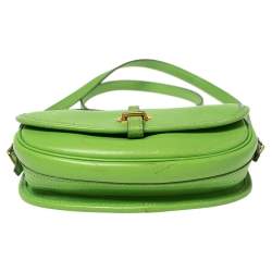 Pre Owned Hermès Veau Gulliver Apple Green Balle De Golf Shoulder Bag