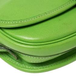 Pre Owned Hermès Veau Gulliver Apple Green Balle De Golf Shoulder Bag