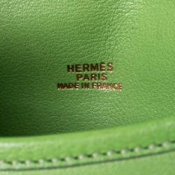 Pre Owned Hermès Veau Gulliver Apple Green Balle De Golf Shoulder Bag
