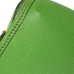 Pre Owned Hermès Veau Gulliver Apple Green Balle De Golf Shoulder Bag