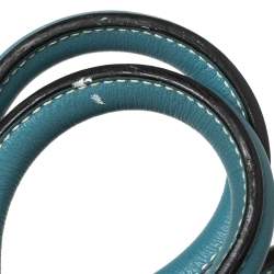 Pre Owned Hermes Bleu Jean Togo Leather Palladium Plated JPG Birkin 42