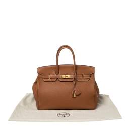 Hermes Gold Togo Leather Gold Plated Birkin 35 Bag