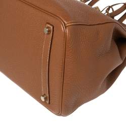 Hermes Gold Togo Leather Gold Plated Birkin 35 Bag