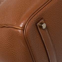 Hermes Gold Togo Leather Gold Plated Birkin 35 Bag