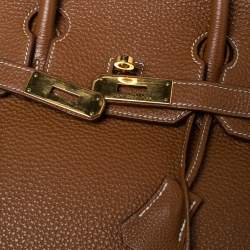 Hermes Gold Togo Leather Gold Plated Birkin 35 Bag