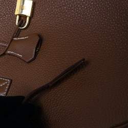 Hermes Gold Togo Leather Gold Plated Birkin 35 Bag