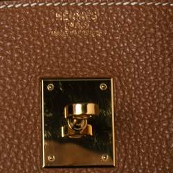 Hermes Gold Togo Leather Gold Plated Birkin 35 Bag