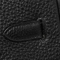 Pre Owned Hermès Black Togo Leather Gold Plated Birkin 35 Bag