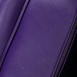 Hermès Ultraviolet Swift Leather Gold Plated Birkin 35 Bag