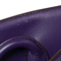 Hermès Ultraviolet Swift Leather Gold Plated Birkin 35 Bag