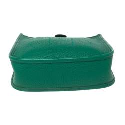 Pre Owned Hermes Bambou Taurillon Clemence Leather Evelyne TPM Bag