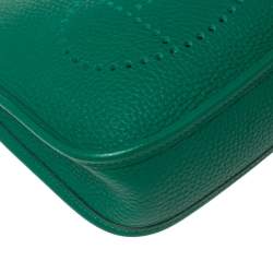 Pre Owned Hermes Bambou Taurillon Clemence Leather Evelyne TPM Bag