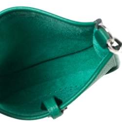 Pre Owned Hermes Bambou Taurillon Clemence Leather Evelyne TPM Bag