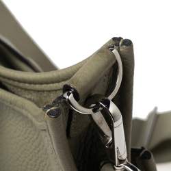 Pre Owned Hermes Sauge Taurillon Clemence Leather Evelyne III PM Bag