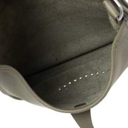 Pre Owned Hermes Sauge Taurillon Clemence Leather Evelyne III PM Bag