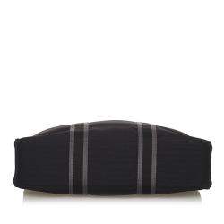 Pre Owned Hermes Black Canvas Fourre Tout MM Bag