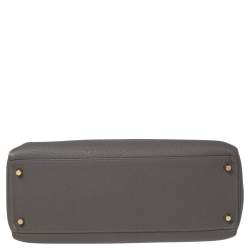 Hermes Etain Togo Leather Gold Plated Kelly Retourne 35 Bag