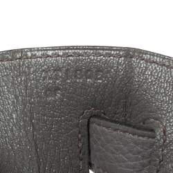 Hermes Etain Togo Leather Gold Plated Kelly Retourne 35 Bag