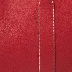 مملوكة مسبقًا حقيبة هيرمس غاردن بارتي 36 جلد نيغوندا أحمر