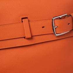 Pre Owned Hermes Orange Evercolor Leather Etribelt Bag
