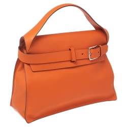 Pre Owned Hermes Orange Evercolor Leather Etribelt Bag