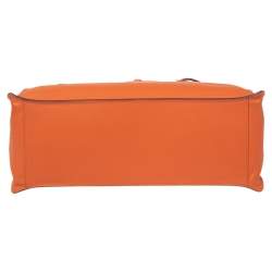 Pre Owned Hermes Orange Evercolor Leather Etribelt Bag