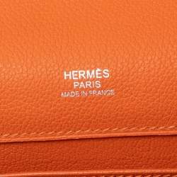 Pre Owned Hermes Orange Evercolor Leather Etribelt Bag